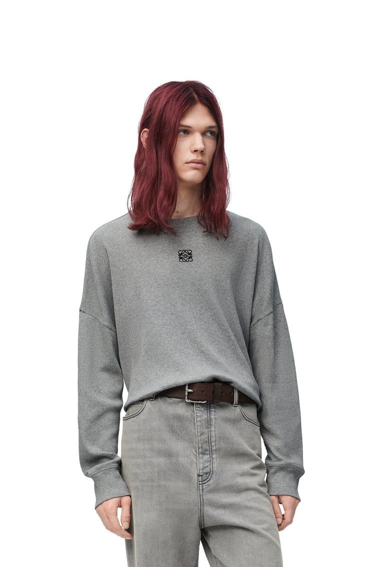 Oversized fit long sleeve T-shirt in cotton