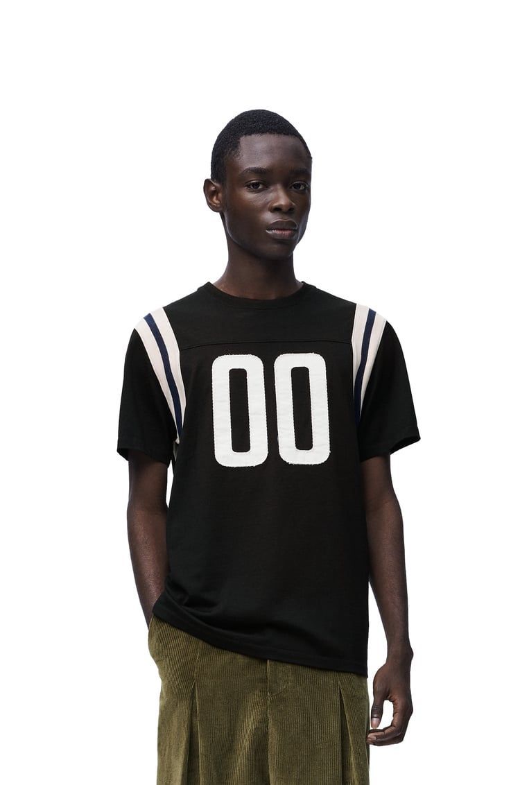 Regular fit T-shirt in cotton and viscose