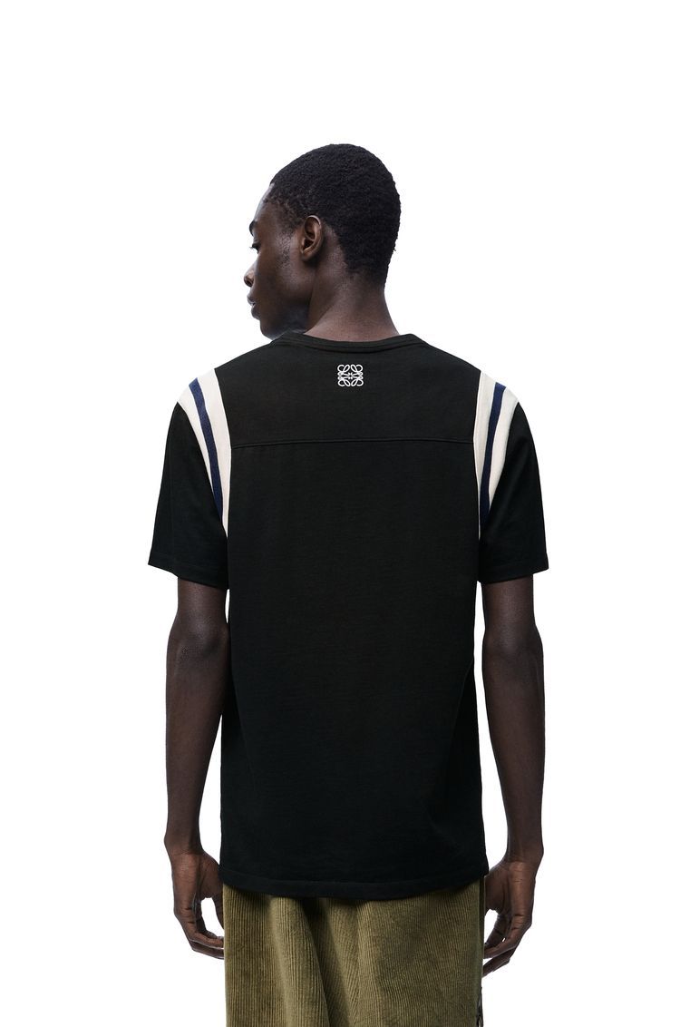 Regular fit T-shirt in cotton and viscose