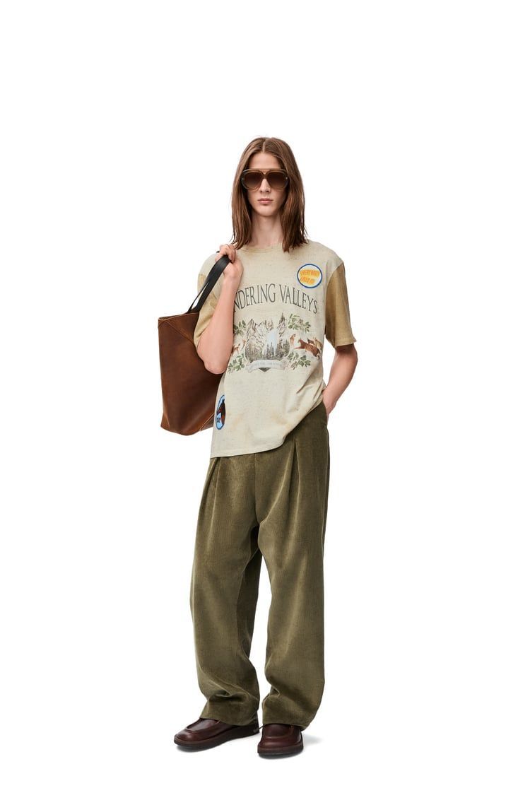 Loose fit T-shirt in cotton