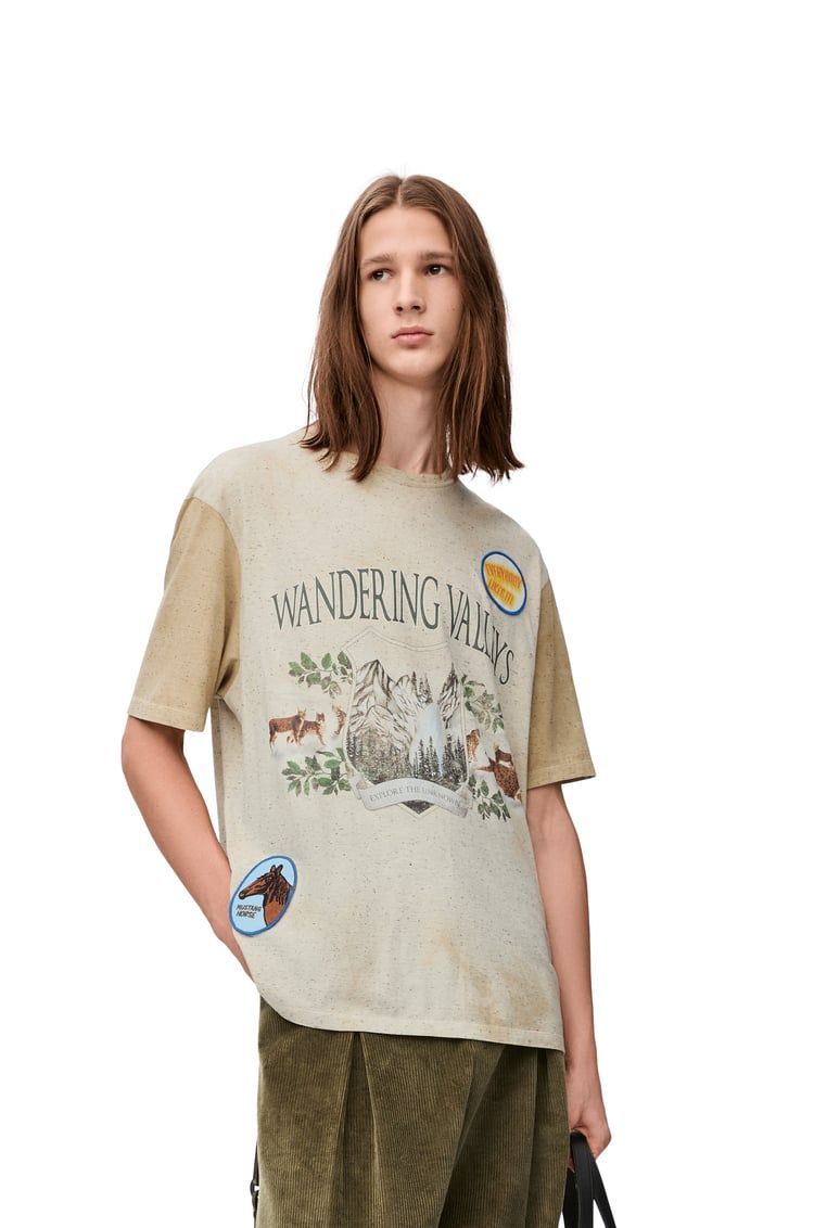 Loose fit T-shirt in cotton