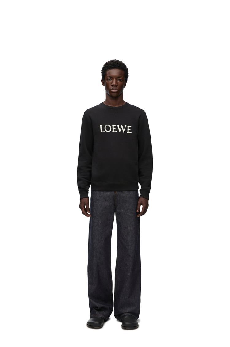 Regular fit sweatshirt in cotton
