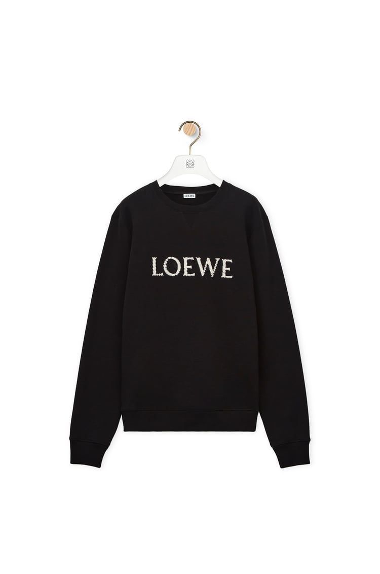 Regular fit sweatshirt in cotton