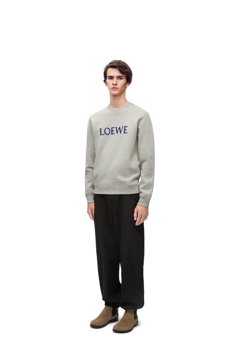Regular fit sweatshirt in cotton