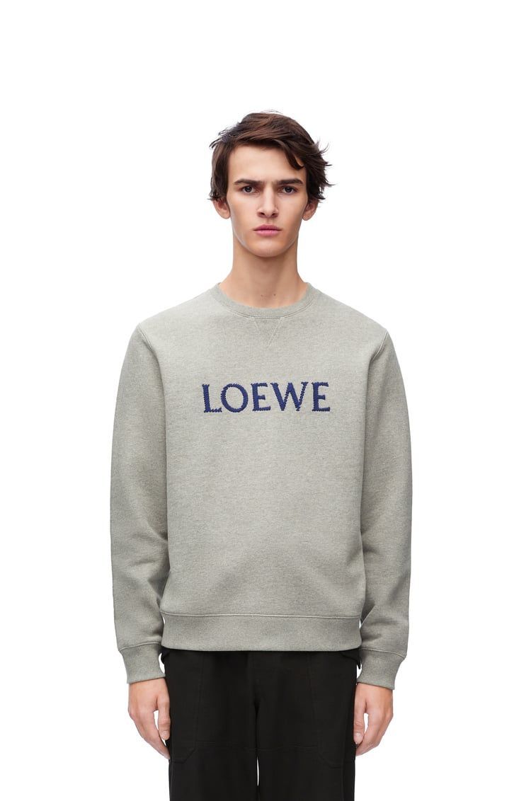 Regular fit sweatshirt in cotton