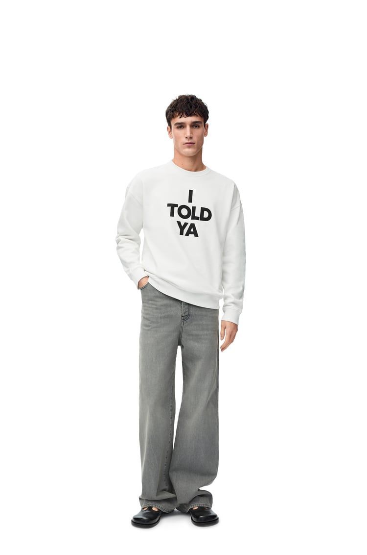 Relaxed fit sweatshirt in cotton