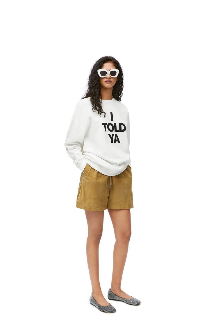 Relaxed fit sweatshirt in cotton