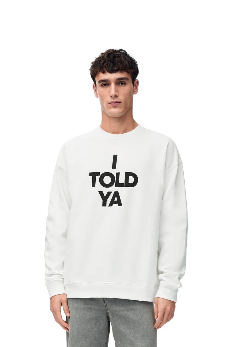 Relaxed fit sweatshirt in cotton