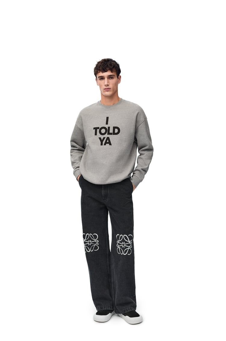 Relaxed fit sweatshirt in cotton
