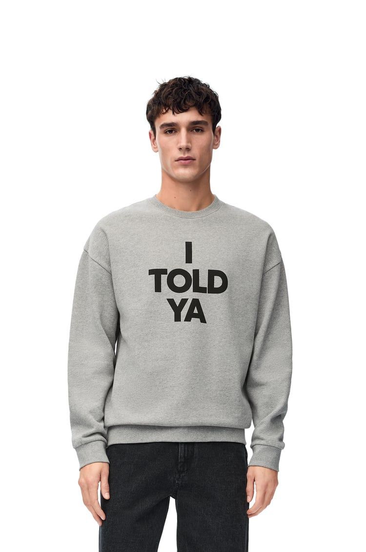 Relaxed fit sweatshirt in cotton