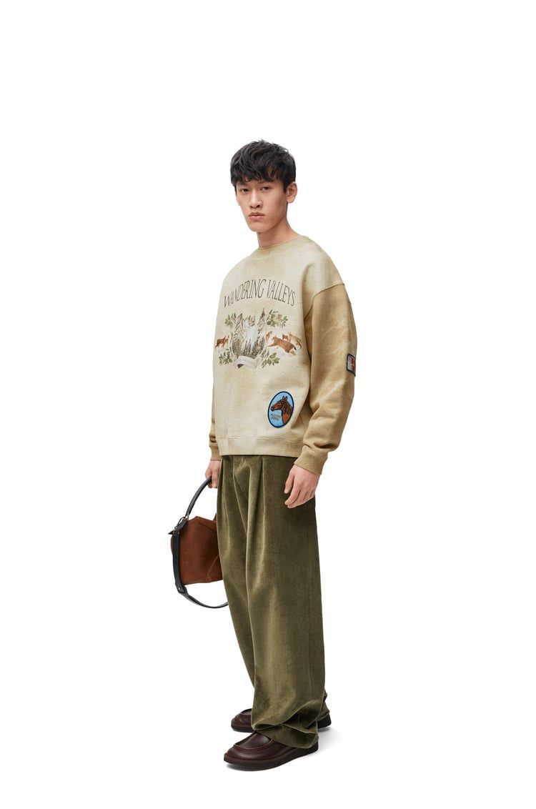 Sweatshirt in cotton