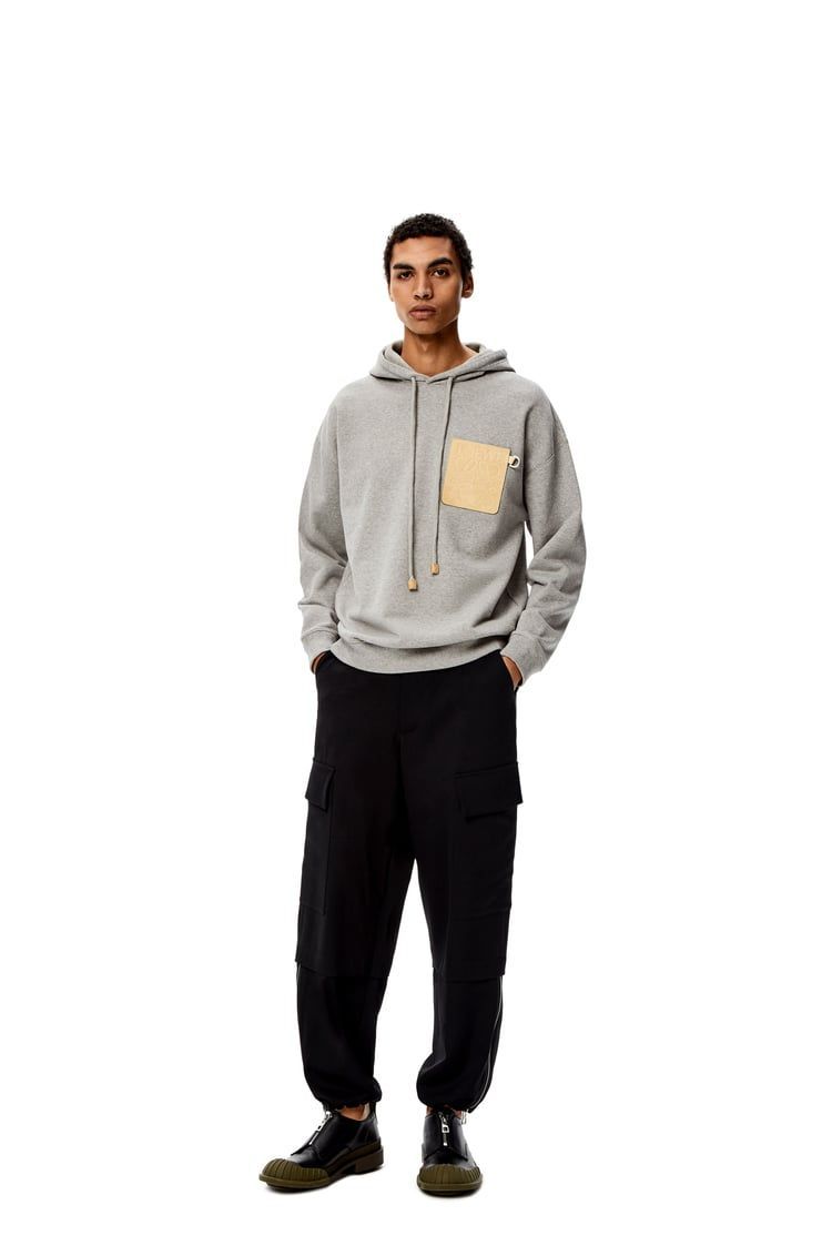 Relaxed fit hoodie in cotton