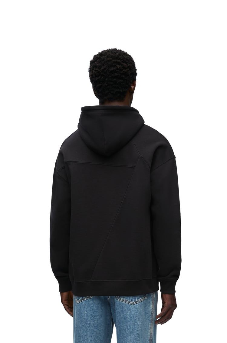 Puzzle relaxed fit hoodie in cotton