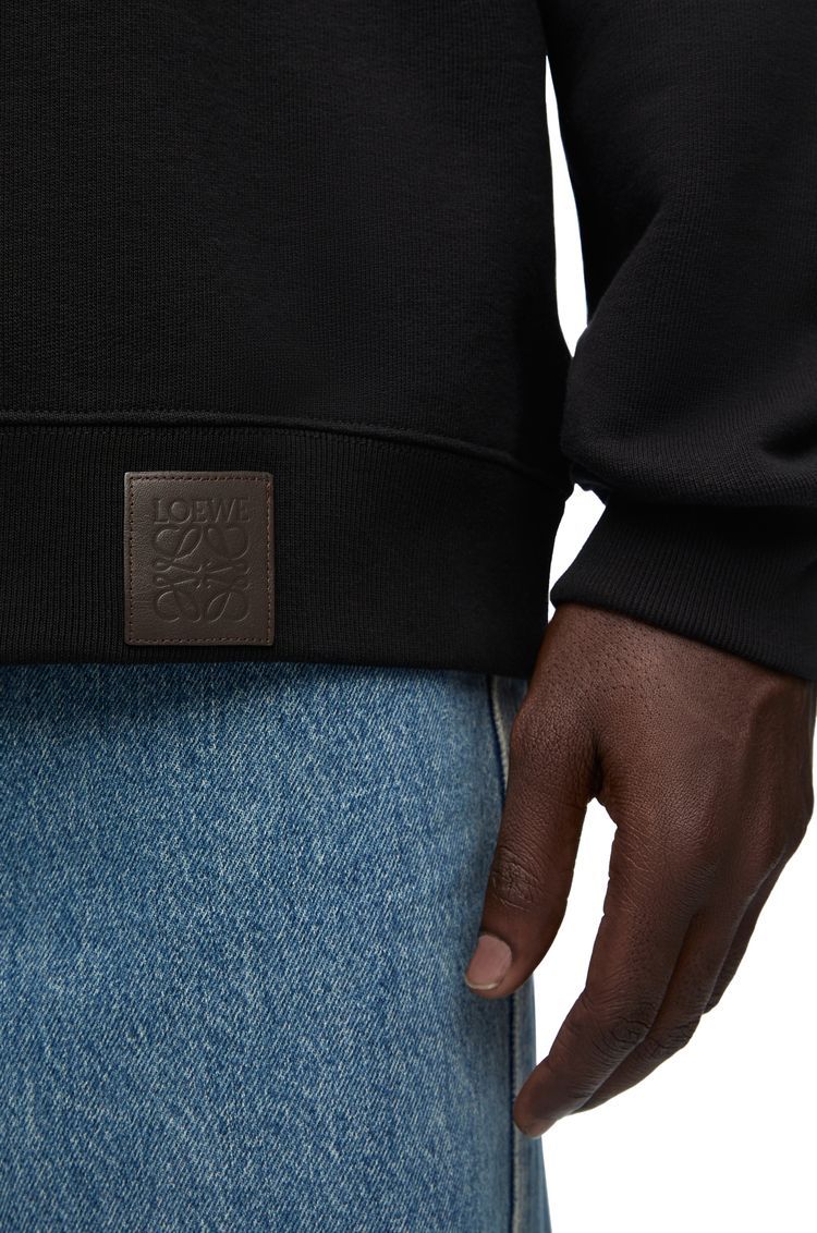 Puzzle relaxed fit hoodie in cotton