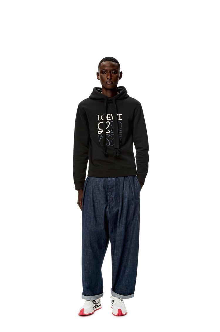 LOEWE Anagram regular fit hoodie in cotton