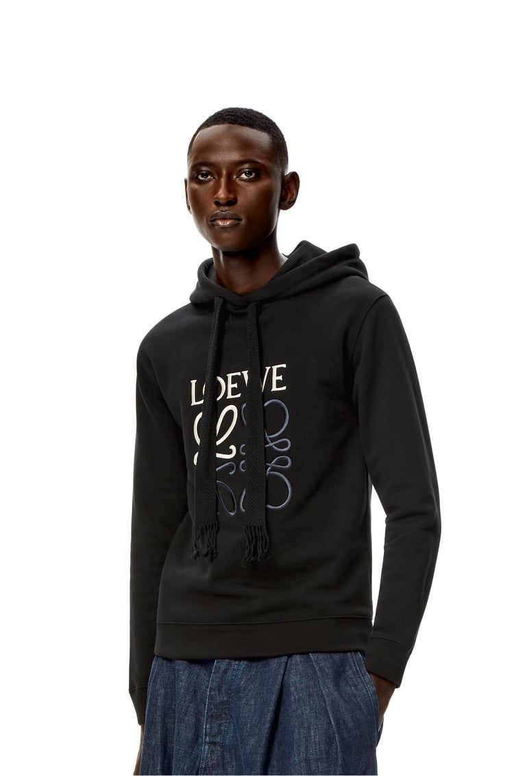 LOEWE Anagram regular fit hoodie in cotton