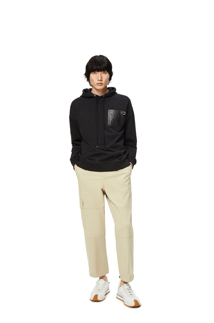 Relaxed fit hoodie in cotton