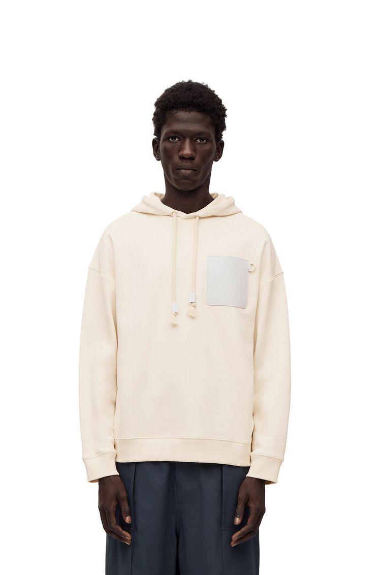 Relaxed fit hoodie in cotton