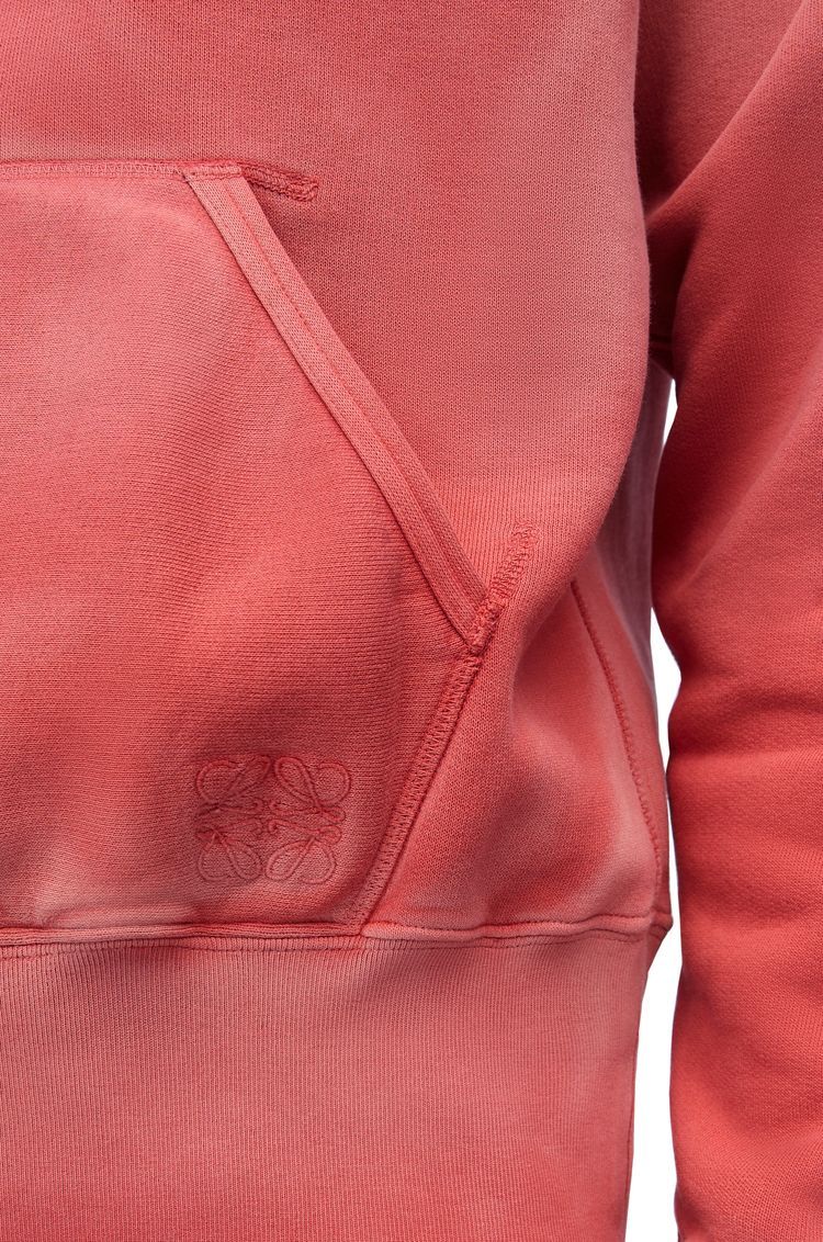 Slim fit hoodie in cotton