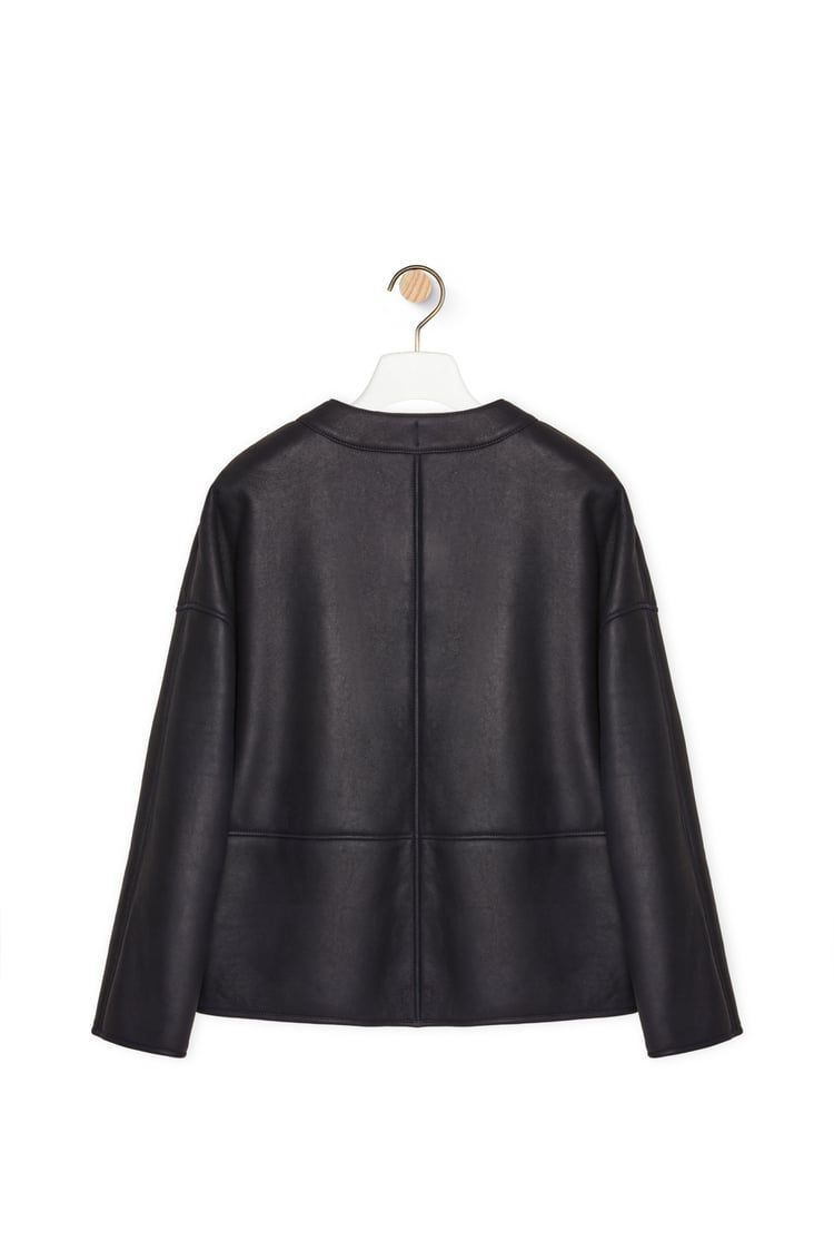 Cardigan in shearling