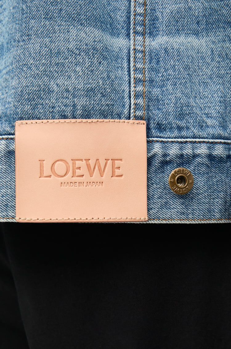 Trucker jacket in denim