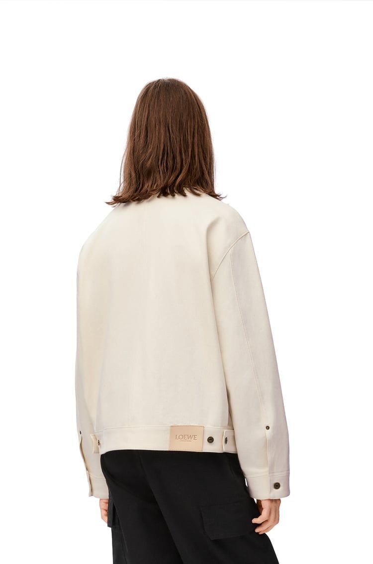 Jacket in raw denim