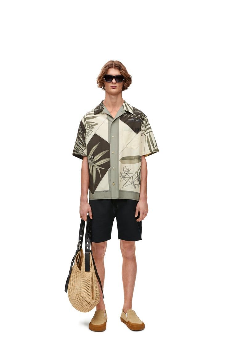 Shorts in cotton blend
