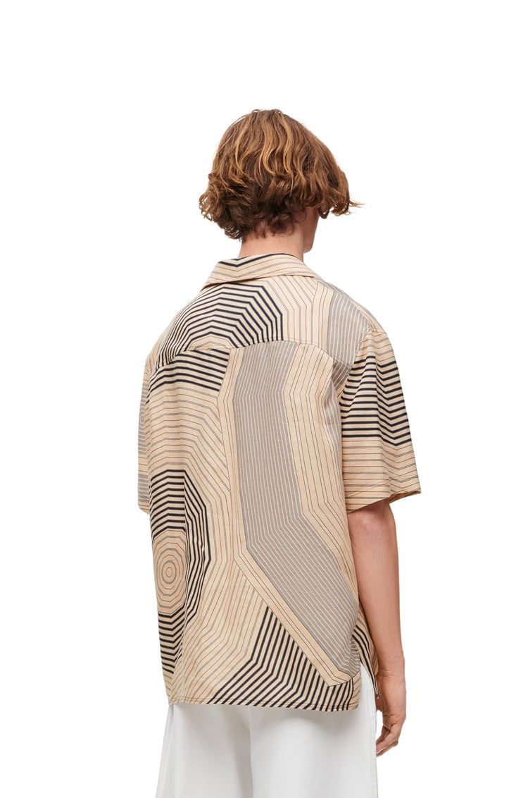 Short sleeve shirt in linen