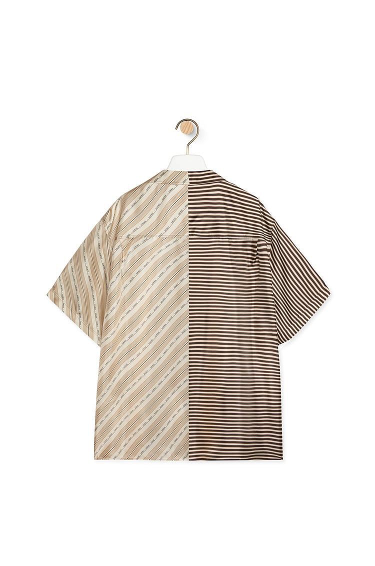 Short sleeve shirt in silk