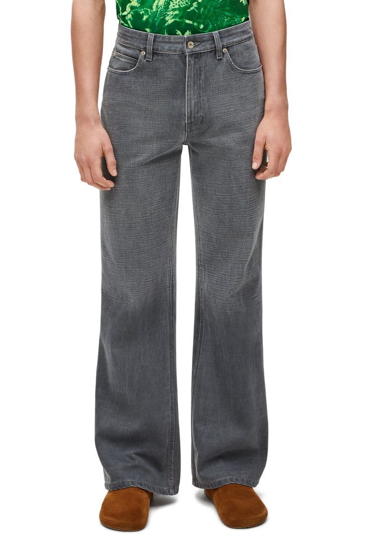Bootleg jeans in denim