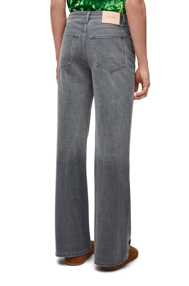 Bootleg jeans in denim