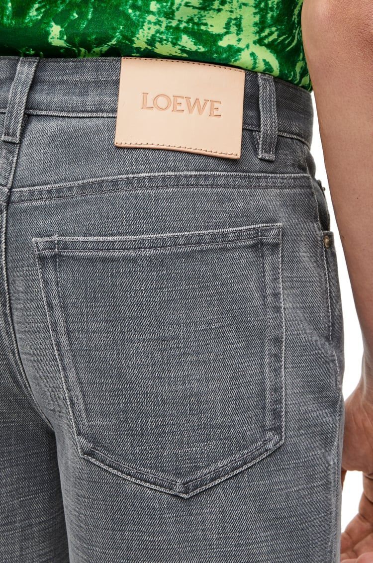 Bootleg jeans in denim