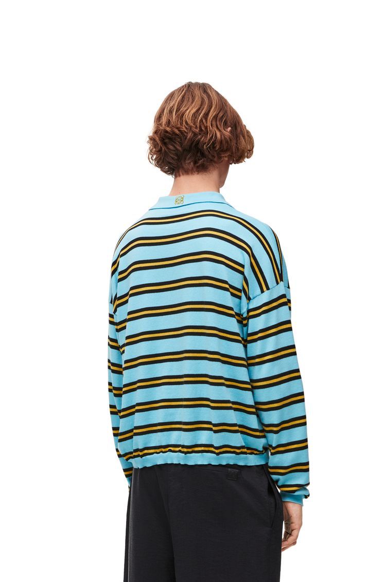 Polo sweater in cotton