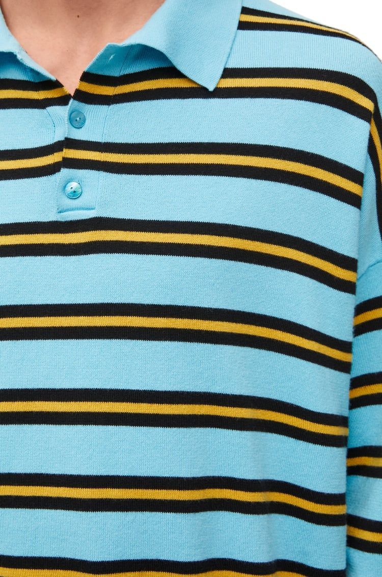 Polo sweater in cotton
