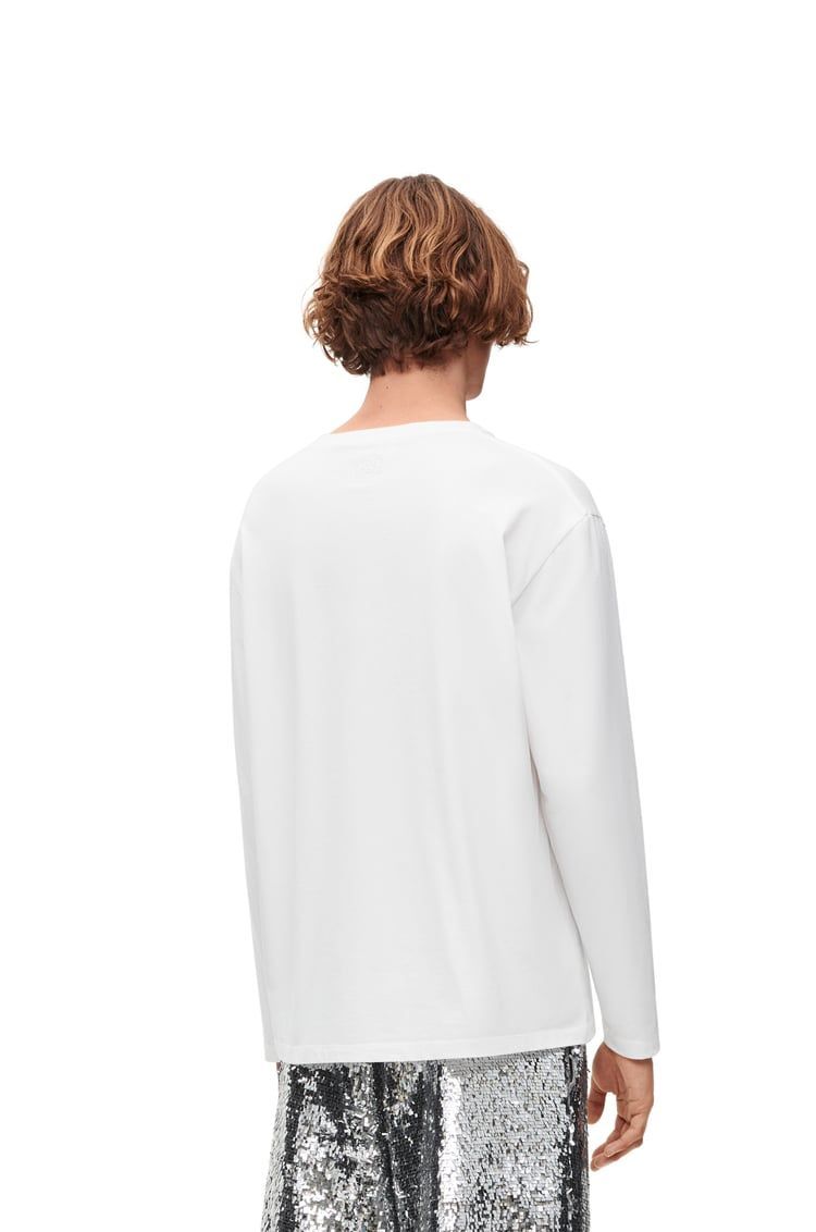 Long sleeve T-shirt in cotton