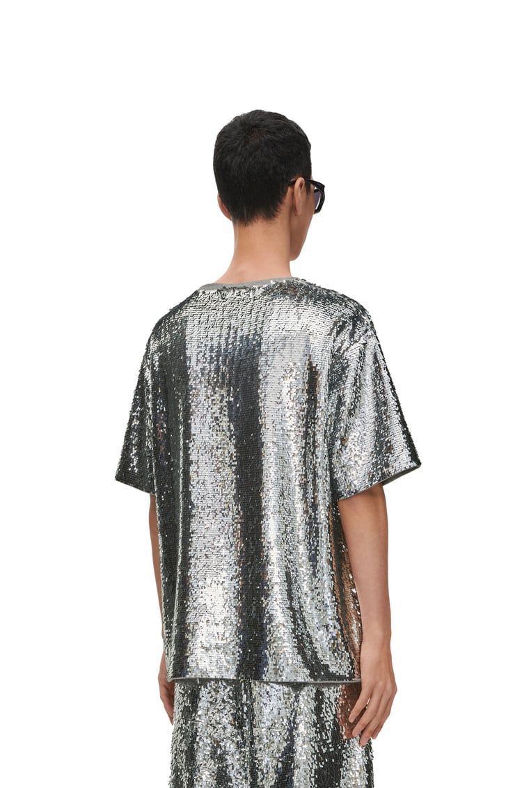 Loose fit T-shirt in sequins