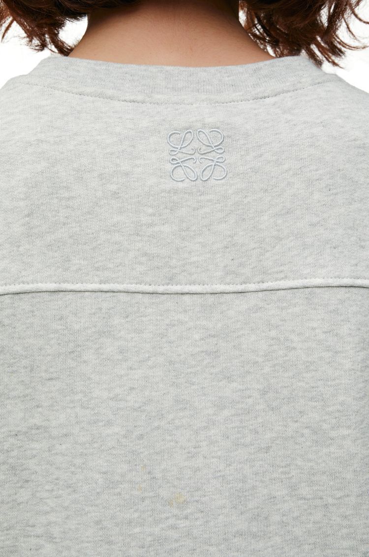 Regular fit sweatshirt in cotton
