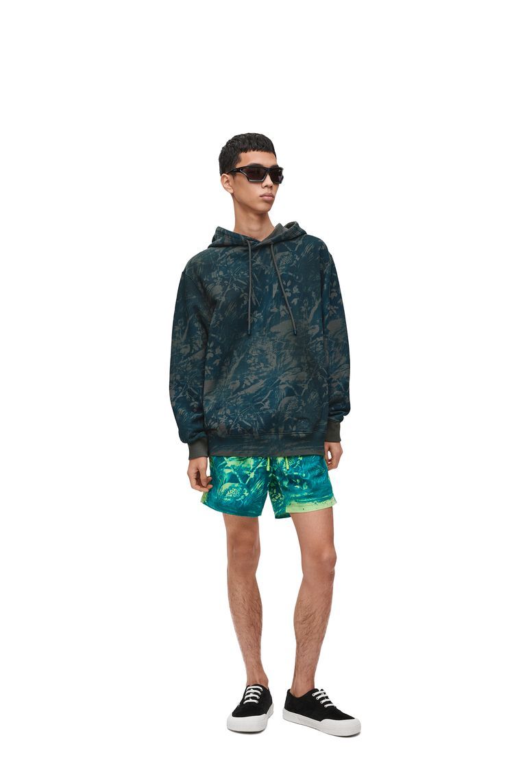 Loose fit hoodie in cotton