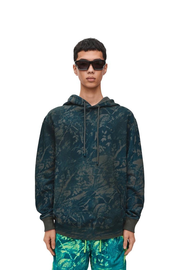 Loose fit hoodie in cotton