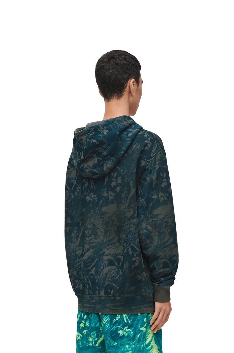 Loose fit hoodie in cotton