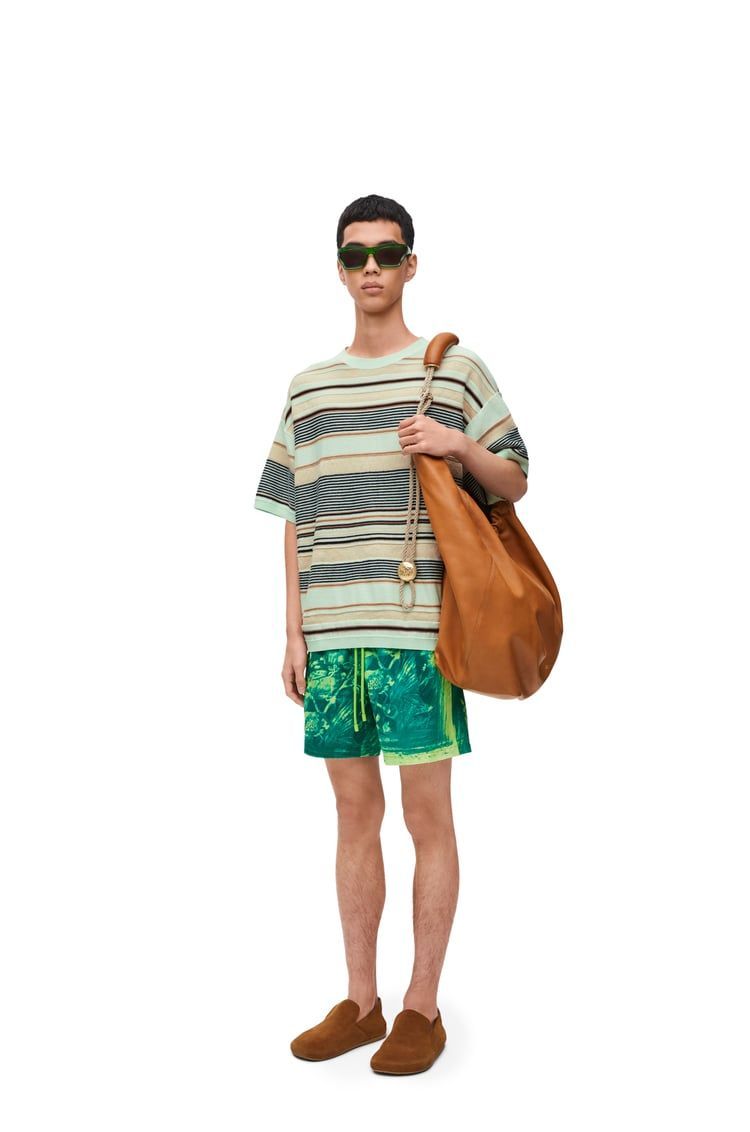 Sweater in linen and cotton