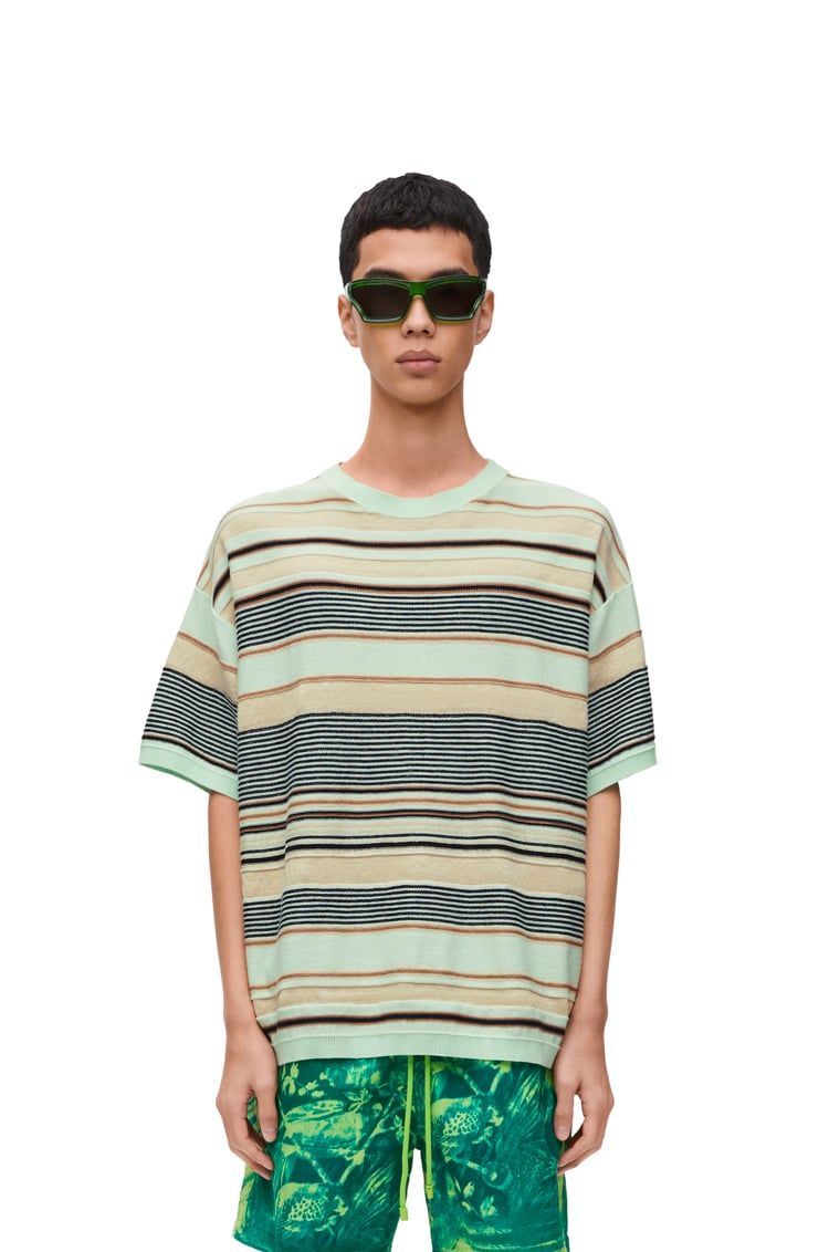 Sweater in linen and cotton
