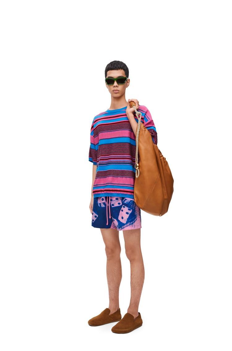 Sweater in linen and cotton