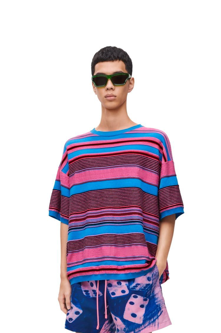 Sweater in linen and cotton