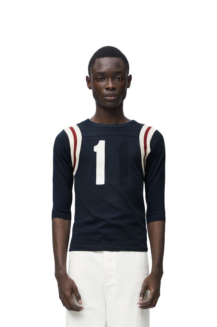 Slim fit T-shirt in cotton and viscose
