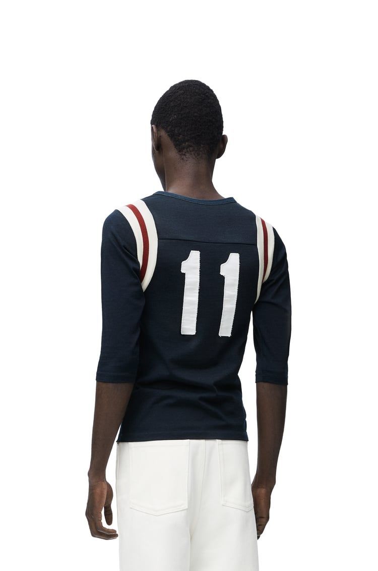 Slim fit T-shirt in cotton and viscose