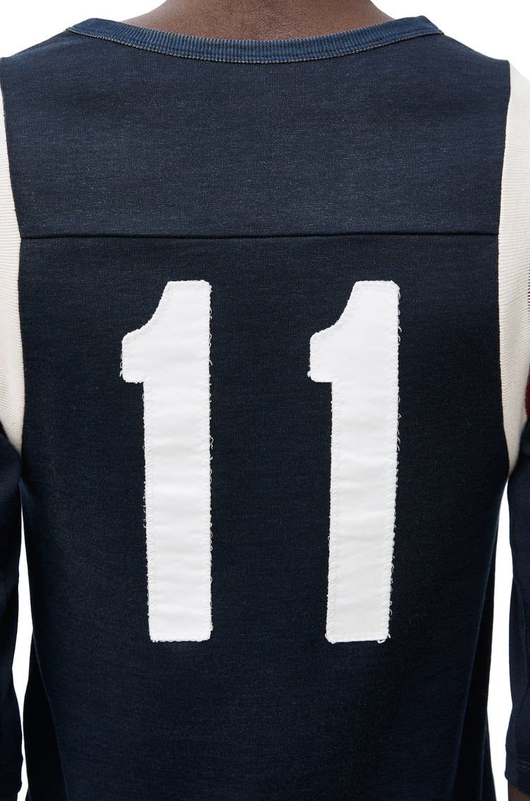 Slim fit T-shirt in cotton and viscose
