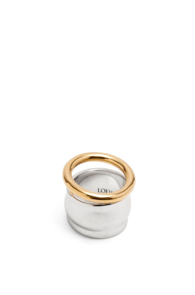 Nappa knot ring in sterling silver