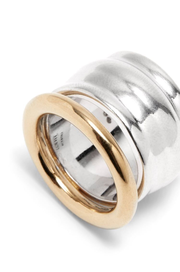 Nappa knot ring in sterling silver