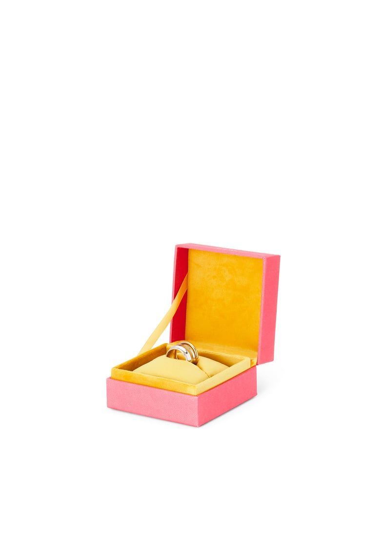 Nappa knot ring in sterling silver